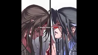 wei wuxian and lan wangji angst edit || #mdzs #mxtx #wangxian