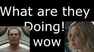 Chris Pratt Jennifer Lawrence passengers !WOW! What are they doing!!