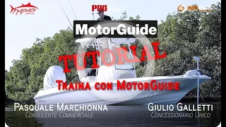 SCARROCCIO ASSISTITO E TRAINA CON MOTORGUIDE