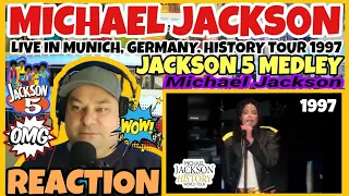 ⭐Michael Jackson⭐ Reaction 🎵Jackson 5 Medley🎵 History Tour 1997 🎵