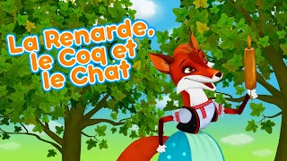 Les Contes de Masha 🦊😼 La Renarde, le Coq et le Chat  (Épisode 22) ✨ Masha et Michka