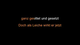 Tanz der Vampire - Tot zu sein ist komisch [Karaoke]