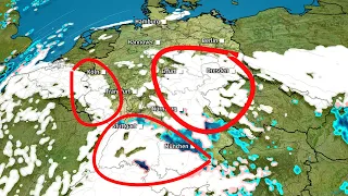 Schneefahrplan für Deutschland: Hier drohen bis zu 30 Zentimeter Neuschnee