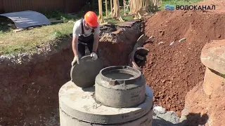 МУП «Водоканал» проложил канализационный коллектор в селе Красное
