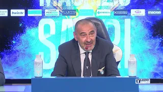 Conferenza stampa | Sarri: "Lazio, divertiamoci insieme"