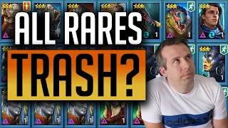 RAID: Shadow Legends | All Rares Reviewed! | Who is food and who should you invest in?!