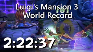 Luigi's Mansion 3 Speedrun Any% in 2:22:37 (Former World Record)