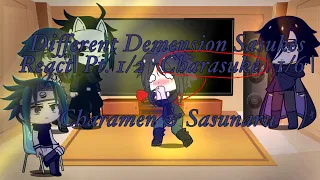 Different Dimension Sasukes react to | Charasuke 1/2 | Part 1/6 | Charamen & Sasunaru