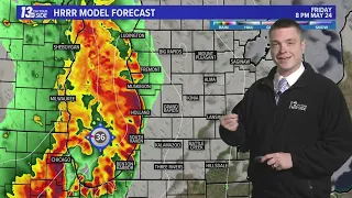 13 On Your Side Forecast: Storms Late Friday; Strong Winds Possible