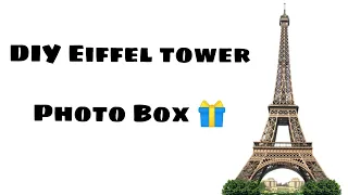 DIY Eiffel tower photo Box #crafts#diy#handmade#gifts#valentinesday