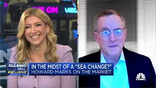 Stock market undergoing a historic 'sea change,' says Oaktree's Howard Marks