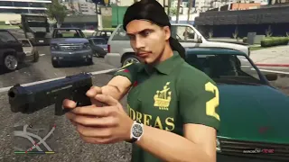 GTA 5 - Martin Madrazo's Cartel VS LS Cops (GTA 5 Funny Moments)