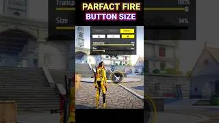 Free Fire Secret Fire Button Size || #freefire #shorts