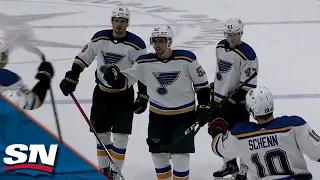 David Perron Completes Seventh Career Hat Trick Vs. Blue Jackets