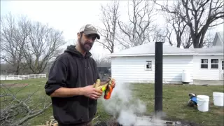 DIY Backyard Maple Syrup Evaporator