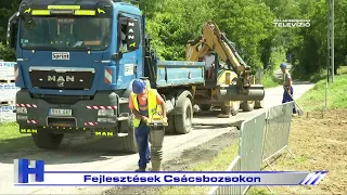 Fejlesztések Csácsbozsokon – ZTV Híradó 2024-05-30