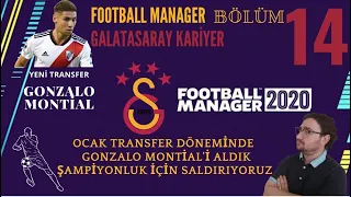 Football Manager 2020 Galatasaray Kariyer Bölüm-14 Ocak Transfer Döneminde Gonzalo Montiel'i Aldık.