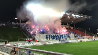 FSV Zwickau 3:1 1.FC Magdeburg 15.09.2017 | Pyro & Support