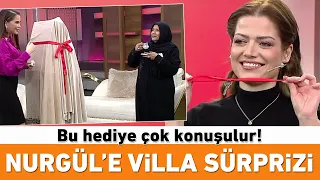 Nurgül'e villa sürprizi! Anahtarı aldı mutluluktan havalara uçtu