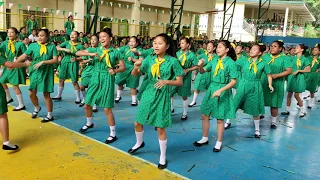 PEREZ ELEMENTARY SCHOOL - 3rd place in Yell and Song (GSP One-Day Encampment)