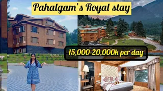 P6 : Royal hilton stay of Pahalgam | River view from hotel and beautiful large garden❤️