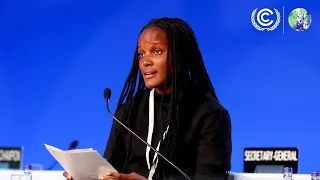 Climate Activist Vanessa Nakate at COP26: "Humanity will not be saved by promises"