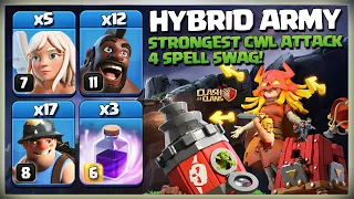 TOO OP! TH14 Hybrid | Queen Charge Hog Miner Attack Strategy | Best TH14 Attack Clash of clans Coc