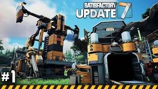 GETTING STARTED! - Let's Play SATISFACTORY Update 7 - Ep.1