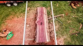 Sacando Madera de Un Tronco IMPRESIONANTE - Milling A Giant Oak Tree - Lucas Mill