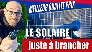 Mater France Panneau solaire plug and play la meilleur qualité prix concurrent de