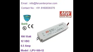 Lpv-100-12 Meanwell Led Driver