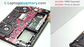 How to replace Laptop Solid State Drive Asus ROG Strix GL704. Fix SSD 0KN1-5B1US21 13N1-5BA0301