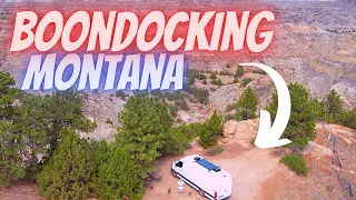 Makoshika State Park Boondocking In Glendive Montana