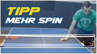 Tischtennis-Tipp für mehr Spin im Topspin - Bei allen Übungen anzuwenden - TT Helden