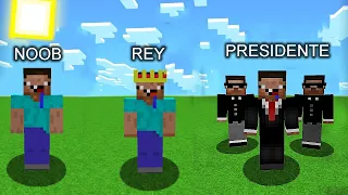 MINECRAFT PERO EL NOOB NO DEJA DE SER PRESIDENTE