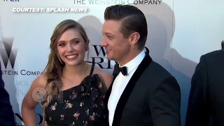 Elizabeth Olsen & Jeremy Renner PDA At "Wind River" Los Angeles Premiere