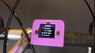 Pyloton CircuitPython Cycling Computer with CLUE @adafruit @johnedgarpark #adafruit