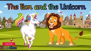 The lion and the  Unicorn| nursery rhymes| @kid-o-time