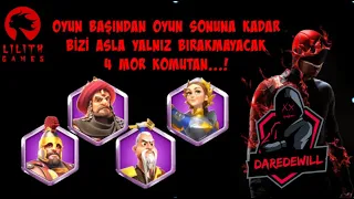 OYUN BAŞINDAN OYUN SONUNA KADAR SİZİ BIRAKMAYACAK 4 MOR KOMUTAN | Rise of Kingdoms