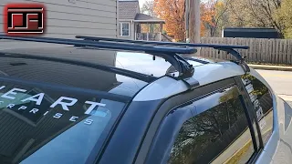 LT Sport Aerodynamic Universal Black Aluminum Roof Rack Install / Review (Scion tC2 / tC2.5)