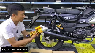 Thay Phuộc sau Yamaha PG-1 | Phuộc Ohlins PG1 | Độ phuộc Yamaha PG-1 Ohlin