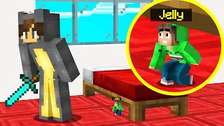 TINY HIDE And SEEK In SLOGO'S BEDROOM! (Minecraft)