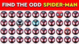 Can You Find The Odd Emoji Out? Spot The Odd One Out Spideman