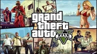 Grand Theft Auto 5 ATV Parachute & Bank Heist Minigun Part90 KG