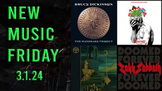 PREVIEW: New Music Friday - Rock and Metal Releases 3-1-24