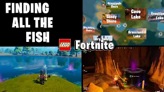 "Where to Find All The Different Fish" LEGO Fortnite V28.30 update