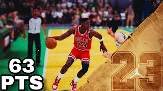 Michael Jordan Full Highlights vs Celtics (04.20.1986) NBA Playoffs 63 Points! A JORDAN 2KCLASSIC