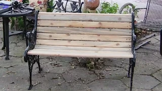 Rebuilding a Bench using Pallet Wood