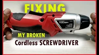 HOW TO FIX CORDLESS SCREWDRIVER | Motor Not working | DIY | Disassemble