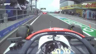 Daniel Ricciardo's first onboard at Alpha Tauri | Hungarian GP 2023